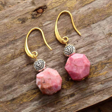 The ‘Gorgeous Me’ Lotus Dangle Earrings-Your Soul Place